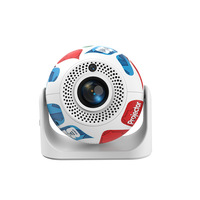 Mini projecteur JY360 4K avec design football, correction automatique de la distorsion trapézoïdale, Android 13, WiFi6, projecteur portable