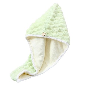 Bonnet de séchage pour cheveux en polaire corail 25x602cm, très absorbant, séchage rapide, couleur unie, usage domestique - Product Image 4