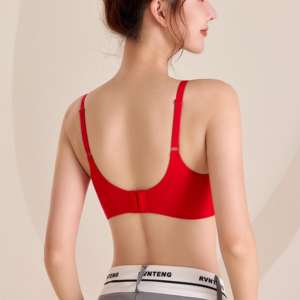 Soutien-gorge sans armatures confortable et chaud, série Sanded Automne Hiver, à forte élasticité, effet push-up discret, imprimé léopard sexy, bonnet 3/4 - Product Image 6