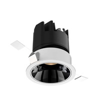 OTOP Bridgelux Chip Lifud Driver tersembunyi Cob Spot LightAluminum perumahan Anti Glare10W 12w lampu sorot Led