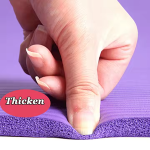 Tapetes de Yoga Ecológicos NBR de 10 mm, Antideslizantes e Impermeables, con Correa de Transporte, Tamaños Personalizados, Impresión de Logotipo, Venta al por Mayor, OEM/ODM, Directo de Fábrica - Product Image 6