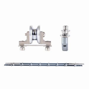 Polea de acero cromado para máquina de torsión 500, cubierta de aluminio 26*14 para arco de acero de 30mm de ancho - Product Image 1