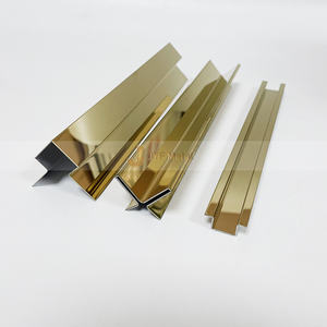 Perfil Decorativo Moderno de Acero Inoxidable EX313 con Forma Personalizada, Características Impermeables y Duraderas para Interiores Comerciales - Product Image 2