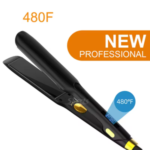 Plancha de Pelo Profesional 2 en 1 con Calentamiento Rápido MCH de 480F, Pantalla LCD, Plancha de Titanio para <span class=keywords><strong>Keratina</strong></span> - Product Image 6