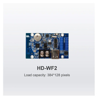 Tarjeta Receptora Inalámbrica WiFi para Teléfono Móvil con Pantalla LED Deslumbrante a Color HD-WF4 WF2 WF1, Controlador HuiDu, Último Modelo, Venta al Por Mayor