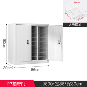 A4 filing cabinet with multi-level <b>drawers</b> for storing manicure accessories contract files and bills - Product Image 4
