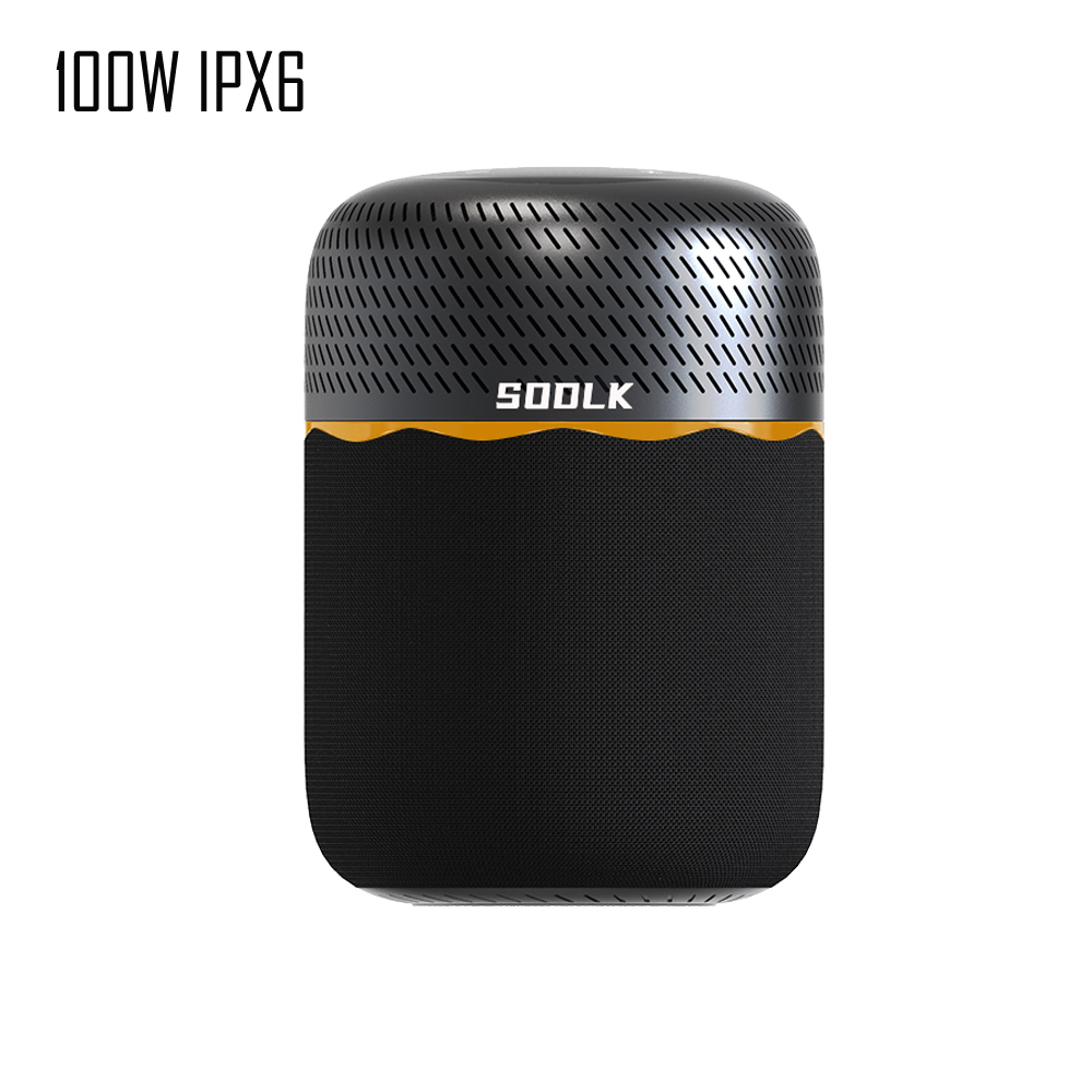 100W 10400mah NFC 5pcs 드라이버 큰 전원 무선 스피커 저음 사운드 휴대용 블루투스 스피커 TF 카드 AUX USB Powr 은행