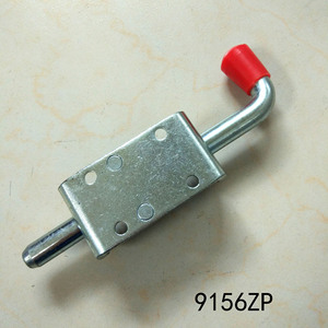 Heavy-duty Pull Bolt Iron Zinc Plated C-C40 28.5 Industrial <b>Door</b> Latch <b>Spring</b>-loaded - Product Image 5