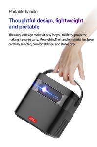 Proyector M2 Nativo 1920*1080P DLP con Enfoque Automático, Batería Integrada para Exteriores, Video Portátil, Películas 3D, 4K, Inalámbrico, Duplicación de Pantalla de Teléfono Móvil - Product Image 2