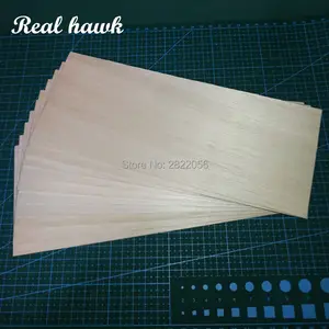 AD 10pcs 300x100x0.75/1/1.5/2/2.5/3/4/5/6/7/8/9/10mm DIY Material Balsa Toys Carving Latest Plate Universal For Kids Model Making