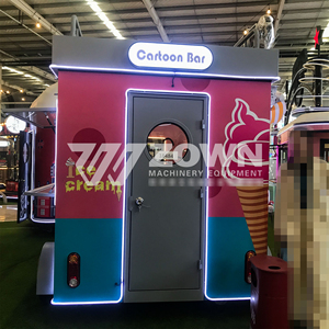 Camionnette alimentaire mobile de qualité commerciale, remorque alimentaire extérieure étanche avec comptoir personnalisé - Product Image 5