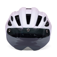 Casque demi-face robuste en PC+EPS, réglable, résistant aux chocs, certifié sécurité, avec visière transparente, léger, unisexe, pour le cyclisme et la conduite