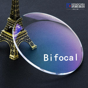Lentes Bifocales Planas HONGCHEN 2025 Cr39 1.56 Hmc con Antireflejo, Lentes Ópticas para Gafas - Product Image 2
