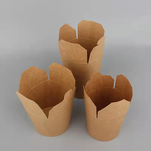 Caja de fideos chinos, bóxer de comida de papel con logotipo personalizado, redondo - Product Image 4