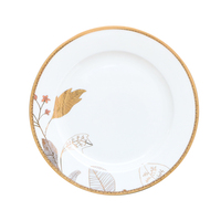 Assiettes et plats de restaurant écologiques de style moderne, vente en gros, assiettes rondes en porcelaine de style chinois