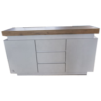 Coffre à panneaux en bois blanc personnalisé tiroir Table de chevet grande capacité pour la maison ou l'hôtel pour le salon