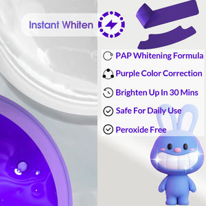 Bandes blanchissantes pour les dents à formule PAP personnalisée, éclaircissement rapide, violet, 14 jours, pour une blancheur durable - Product Image 5
