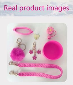 Ensemble de 7 accessoires pour tasses et gobelets de 30oz et 40oz : décorations, sangle de transport, support pour baume à lèvres, porte-clés - Product Image 6