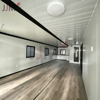 Maison conteneur extensible de 40 pieds, norme australienne, maison modulaire préfabriquée de luxe avec revêtement Colorbond et double vitrage