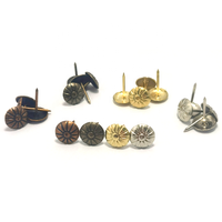 Accessoires de mobilier de luxe modernes : Clous de rembourrage en fer pour canapé, Décoration intérieure, Clous à tête large Chrysanthème XIAOFEI