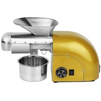 Mini Presse à Huile Maison pour Usage Domestique, Extracteur d'Huile de Cuisson pour Arachides, Soja, Tournesol, Sésame, Olives