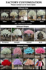 Arbre artificiel en fleurs de <span class=keywords><strong>cerisier</strong></span> Sakura, fait à la main, arbre en fleurs de <span class=keywords><strong>cerisier</strong></span> artificiel pour la décoration de fête et de mariage - Product Image 6