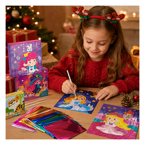 Set de Actividades con Pegatinas de Lentejuelas, Kit de Imágenes de Princesas para Niños, Desarrollo de la Concentración, Regalo para el Aula - Product Image 5