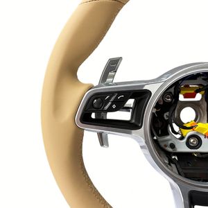 Volant en cuir et daim de haute qualité pour Porsche Panamera Cayenne Macan Cayman GT4 Boxster 718 981 <span class=keywords><strong>911</strong></span> 991 992 992 - Product Image 2