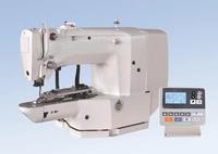 Machine à coudre industrielle programmable à entraînement direct avec coupe-fil pour la pose de boutons sur les vêtements