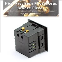 שקע קיר DC 5V 2.1A עם טעינה מהירה Type C QC לטלפון נייד, מחשב נייד ומחשב שולחני, שקע קיר USB C