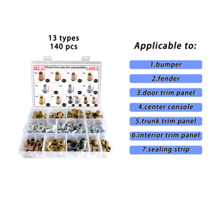 Clip métallique de haute qualité en acier inoxydable <span class=keywords><strong>pour</strong></span> voiture, pièce automobile, fixation <span class=keywords><strong>pour</strong></span> montage de <span class=keywords><strong>plaque</strong></span> d'<span class=keywords><strong>immatriculation</strong></span>, remplacement - Product Image 3