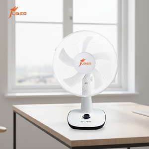 Ventilador de Escritorio/Mesa <span class=keywords><strong>JUBER</strong></span> de 13-17.9 Pulgadas de Diámetro de Aspas, con Motor AC Oscilante, Ecológico, de Alta Velocidad, con Temporizador, para Uso en Casa, Auto y Exteriores - Product Image 1