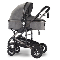 Haute Qualité Usine Prix Multi Fonction 2-en-1 Bébé Poussette Sûr Bébé Poussette De Luxe Voyage Landau Poussette Bébé Kinderwagen