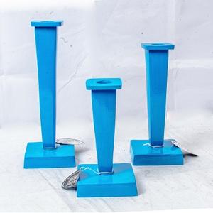 Juego de tres candelabros modernos con acabado brillante, candelabro creativo hecho a mano, candelabro de Metal - Product Image 6