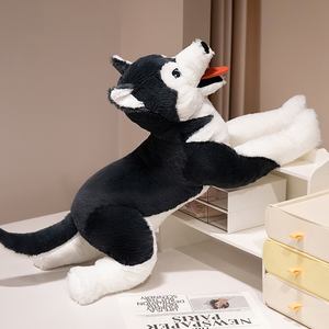 Peluche <span class=keywords><strong>Husky</strong></span> Super Mignonne et Moelleuse avec Rembourrage en Peluche Ultra Douce et Coton PP, Cadeau d'Anniversaire Unisexe - Product Image 2