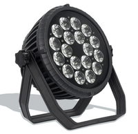 Boîtier en aluminium haute puissance 18x12W RGBWA + UV 6 en 1 Led Slim Flat Par Light pour la décoration extérieure de spectacle de mariage