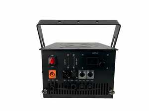 Projecteur laser de scène RGB 10W avec animation, tête d'effet faisceau Galvo ILDA DMX 35K avec support au sol - Product Image 5