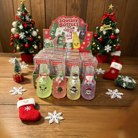 Jouet Squishy Bouteille de Noël en Gros, Vente Chaude, Mignon, Sensoriel, Anti-Stress, Cadeau, Faveur de Fête