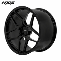 Jantes forgées NJQS, fabrication chinoise, anneaux personnalisés, 16, 17, 18, 19, 20 pouces, 5x114.3, 5x120, jantes en alliage pour Ford Mustang GT Shelby GT350