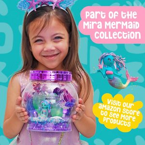 Kit de terrarium de sirène en plastique à faire soi-même pour les enfants de 5 à 13 ans, jouet éducatif, veilleuse, belle capacité créative, merveilleux contes de fées - Product Image 6