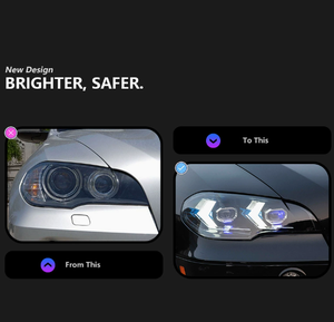 Nuevo Faro Delantero para Auto X5 E70 2007-2013, 12V 6000K, Actualización Láser, 36W 6000 lm, Alta Calidad, Plug and Play, D2H, Universal - Product Image 5