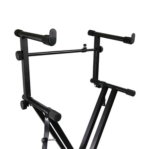 Giá Bán Buôn Rẻ Hơn Giá Kim Loại Bàn Phím Đứng Chất Lượng Cao Gấp Đôi X Gấp Bàn Phím Có Thể Điều Chỉnh - Product Image 2