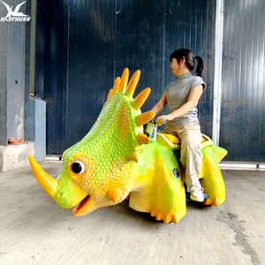 Xe ô tô đồ chơi khủng long điện hoạt hình điều khiển bằng pin 24V, 5 bánh chịu mài mòn, dành cho trẻ em, đang bán - Product Image 1