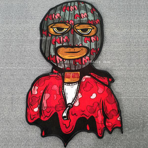 Tapis personnalisé à motif de personnage de dessin animé en cheveux jaunes Tapis d'intérieur personnalisé à cadeau fait main - Product Image 2