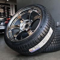Rines Forjados de Aleación de Aluminio 6061-T6 Cromados Te37 Ultra Saga SL 5x100 5x112 5x120 5x114.3 de 18 19 20 Pulgadas para BMW E92 F87 F80 F82 M2 M3