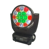 Le plus récent Mac Aura Lyre 19x15w RGBW 4IN1 contrôle de cercle Led Zoom lavage tête mobile DMX lumière de scène