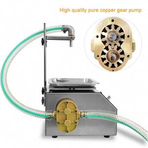 Machine de remplissage semi-automatique à grande capacité avec <span class=keywords><strong>pompe</strong></span> de pesage pour miel, pâte de sésame, huile comestible et liquides visqueux - Product Image 3