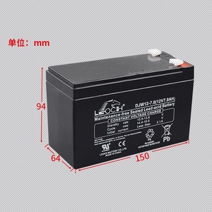 Leoch Djw12-7.0 12V 7Ah Sealed Lead Acid <b>Battery</b> For <b>Ups</b> Power Supply - Product Image 1