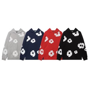 เสื้อฮู้ดดี้พิมพ์ลายพัฟฟ์คุณภาพสูง ดีไซน์เนอร์สตรีทแวร์ แบรนด์ Tears สำหรับผู้ชายและผู้หญิง ผลิตจากผ้าฝ้ายแท้ 100% เสื้อฮู้ดดี้แบบสวมหัว ทรงบับเบิ้ล - Product Image 6