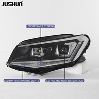 Projecteurs LED JUSHUN pour VW Caddy MK4 2015-2019, feux de circulation dynamiques LED, éclairage avant, amélioration des accessoires de voiture
